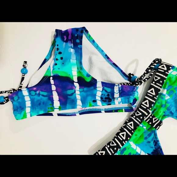 Justice Size 6 Bikini Swim Suit NWT 2 Piece Cute! - Picture 8 of 8